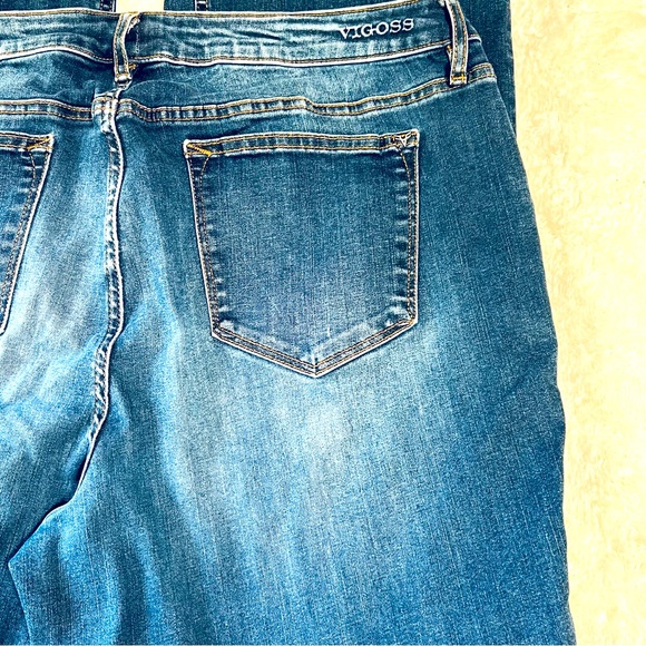 Vigoss women Dark blue bootcut straight classic fit jean style Jagger Sz 16S - Picture 7 of 15